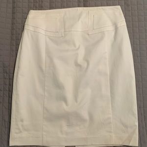 Express white high-waisted pencil skirt